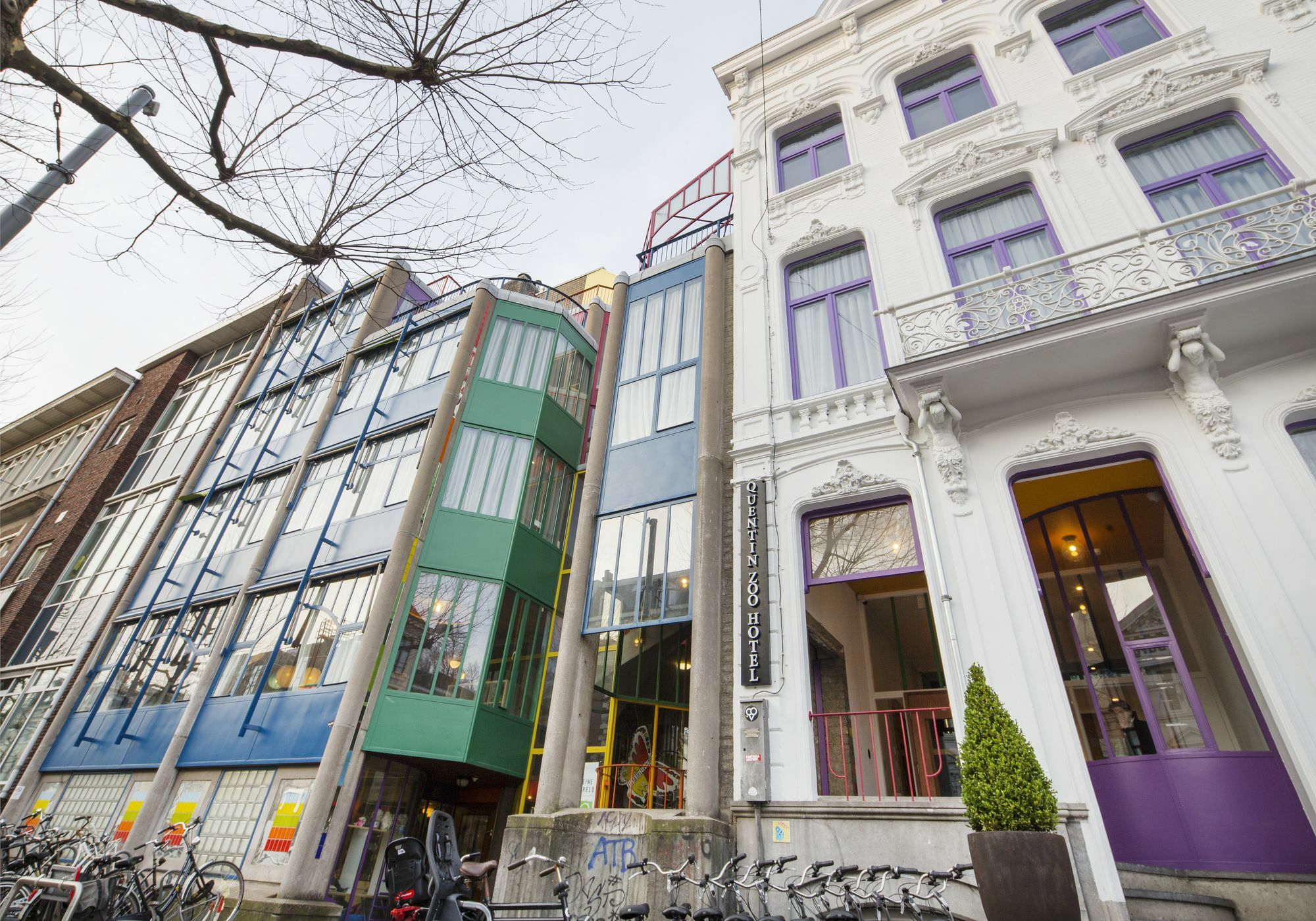 Quentin Zoo Hotel Amsterdam Exteriér fotografie
